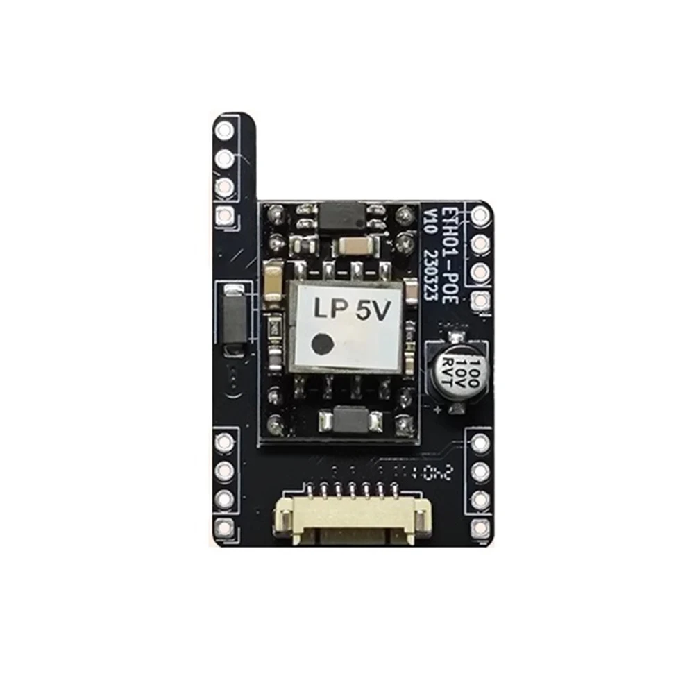 บอร์ดพัฒนา ESP32-C3 WT32-ETH01-EVO POE โมดูลฝังพอร์ตอนุกรมไปยังอีเธอร์เน็ตไวไฟบลูทูธเกตเวย์ POE แหล่งจ่ายไฟ