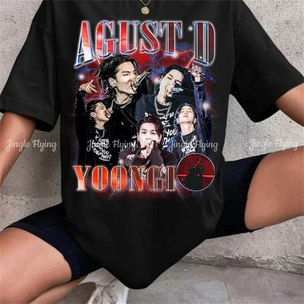 Agust D Tour T-Shirt Vintage Min Yoongi World Tour Shirt