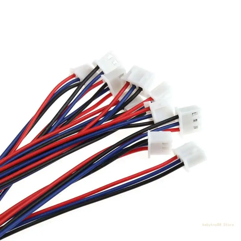 Y4UD 10 Pcs JST-XH Plug 2S Lipo Wire Extension 22cm For RC Car Plane