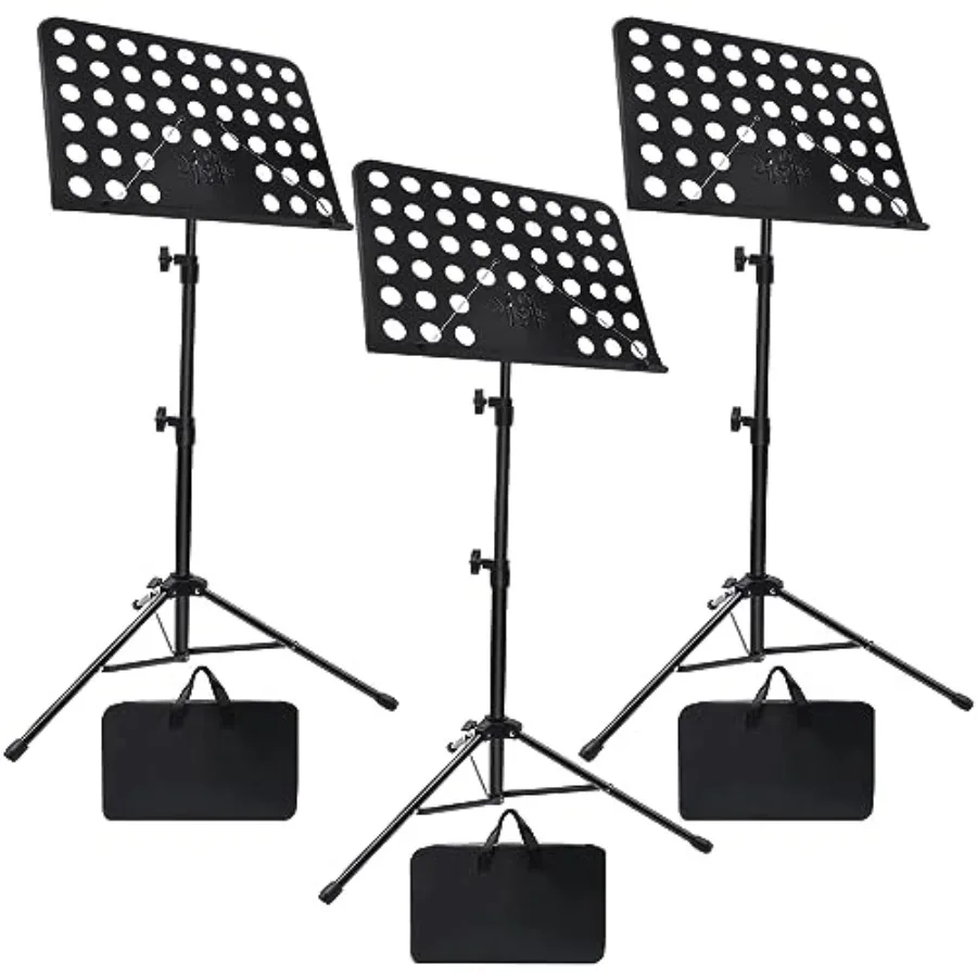 

Sheet Music Stand, Adjustable Music Stand with Carrying Bag, Professional Music Book Holder Music Sheet Clip Holder for Guitar,