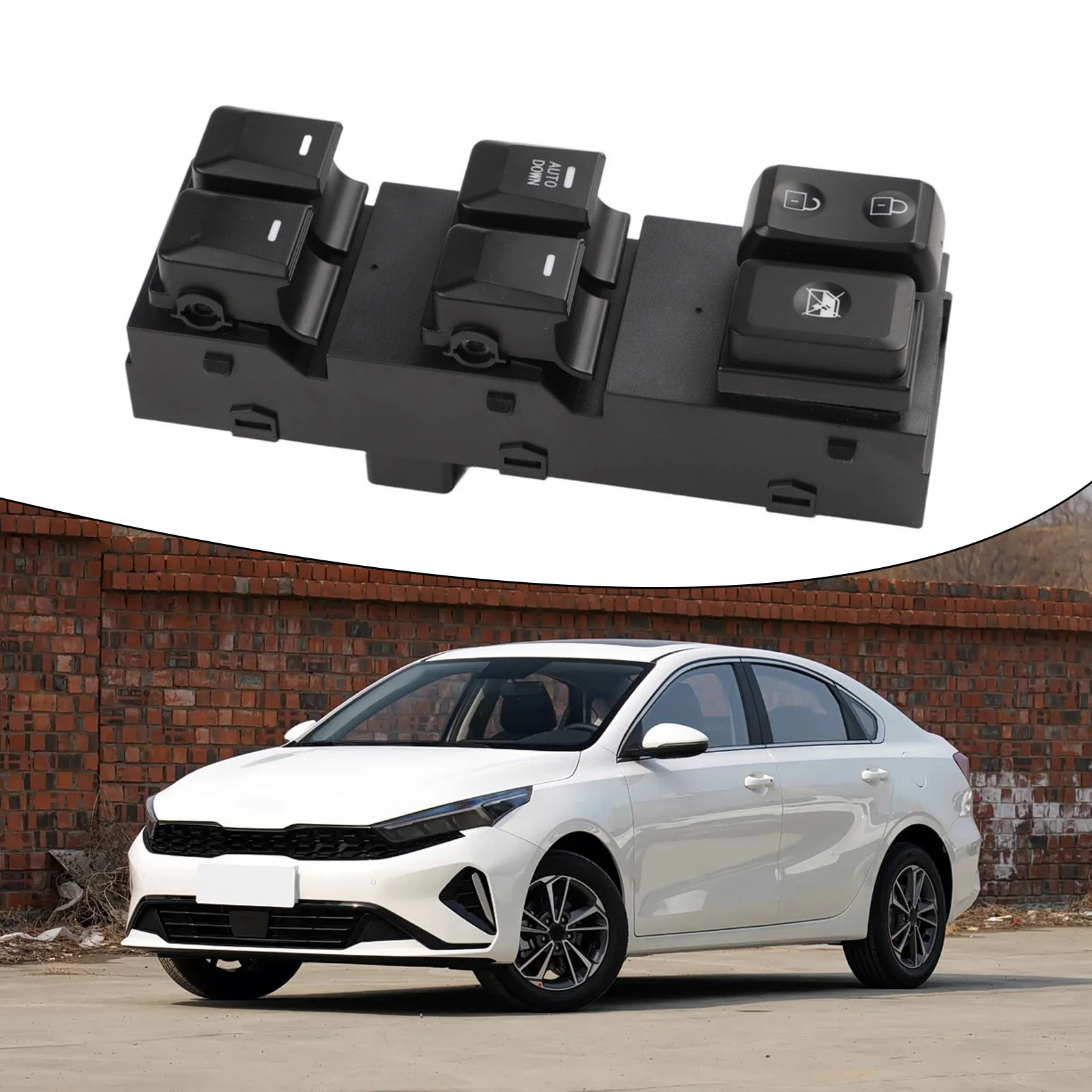For Kia For Sportage 2011-2016 Driver Door Power Window Switch Replacement Matching OEM Design and Functionality