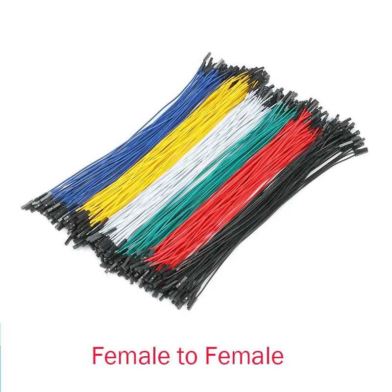 10pcs Breadboard Dupont Cable 25c For Arduino Line 2.54mm Male Female Dupont Jumper Wire 26AWG Cable DIY Electronic 1P Connector