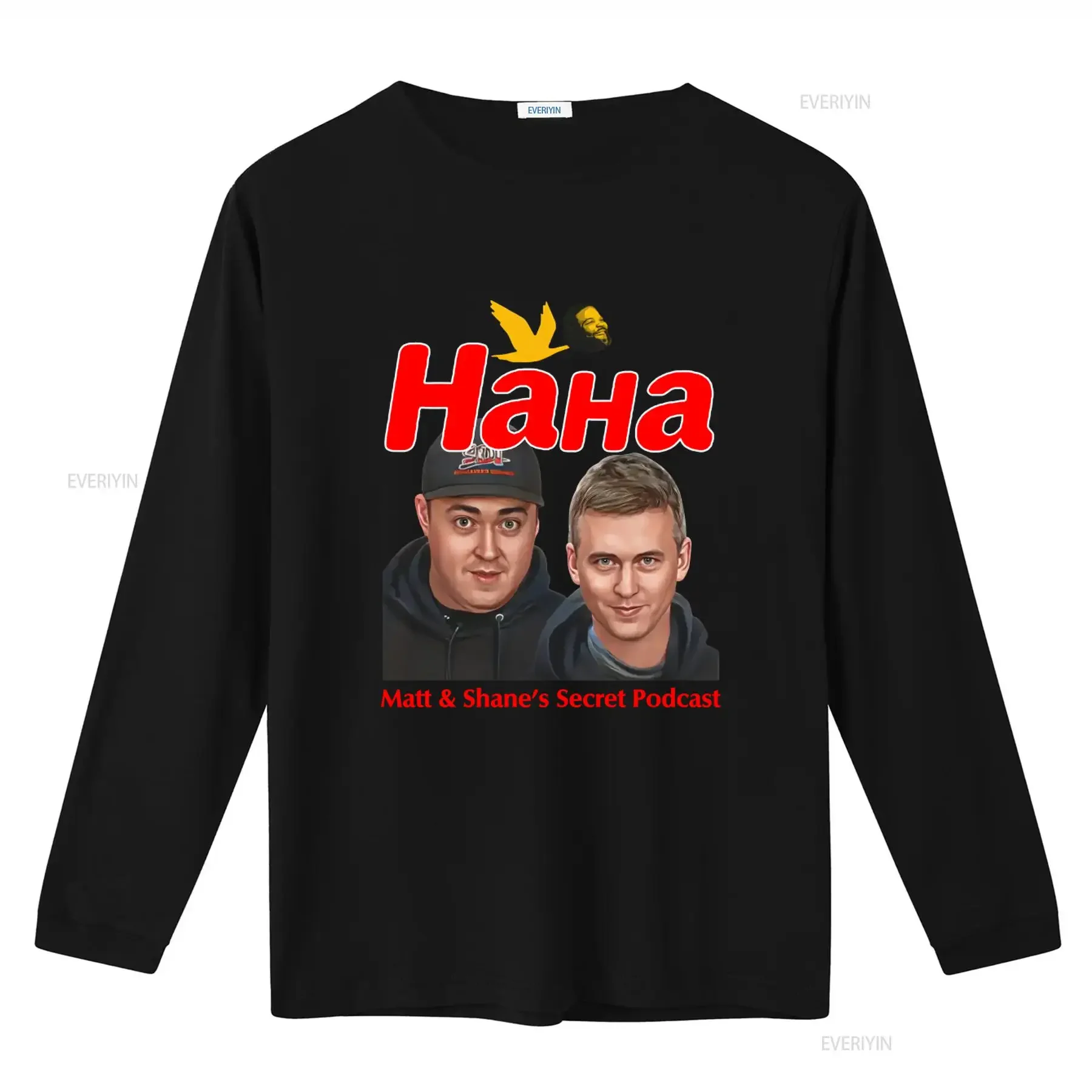 Matt and Shanes Secret Podcast MSSP Shane Gillis Mccusker T shirt for Men vintage Washed Versatile Top For Everyday Wear