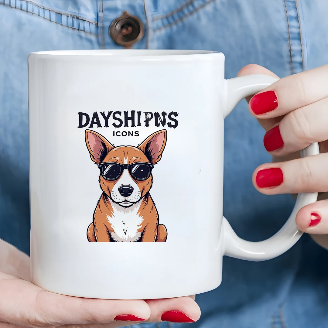 

Cartoon Corgi Dog Sunglasses 11OZ Mug Children's Cold & Hot Drink Cup Stylish Christmas Gift Family & Office Cup
