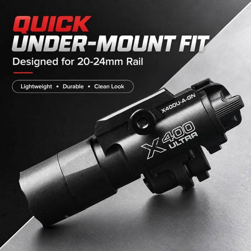 Hobby Collection X400 Ultra Decor Lamp, Under‑mount Flashlight with Separate Switch for Model Ornament Kit