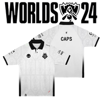 2024 New G2 E-Sports Club World Finals Limited Jersey League Of Legends LEC POLO Support Team Uniform CAPS Fans Fashion Tops