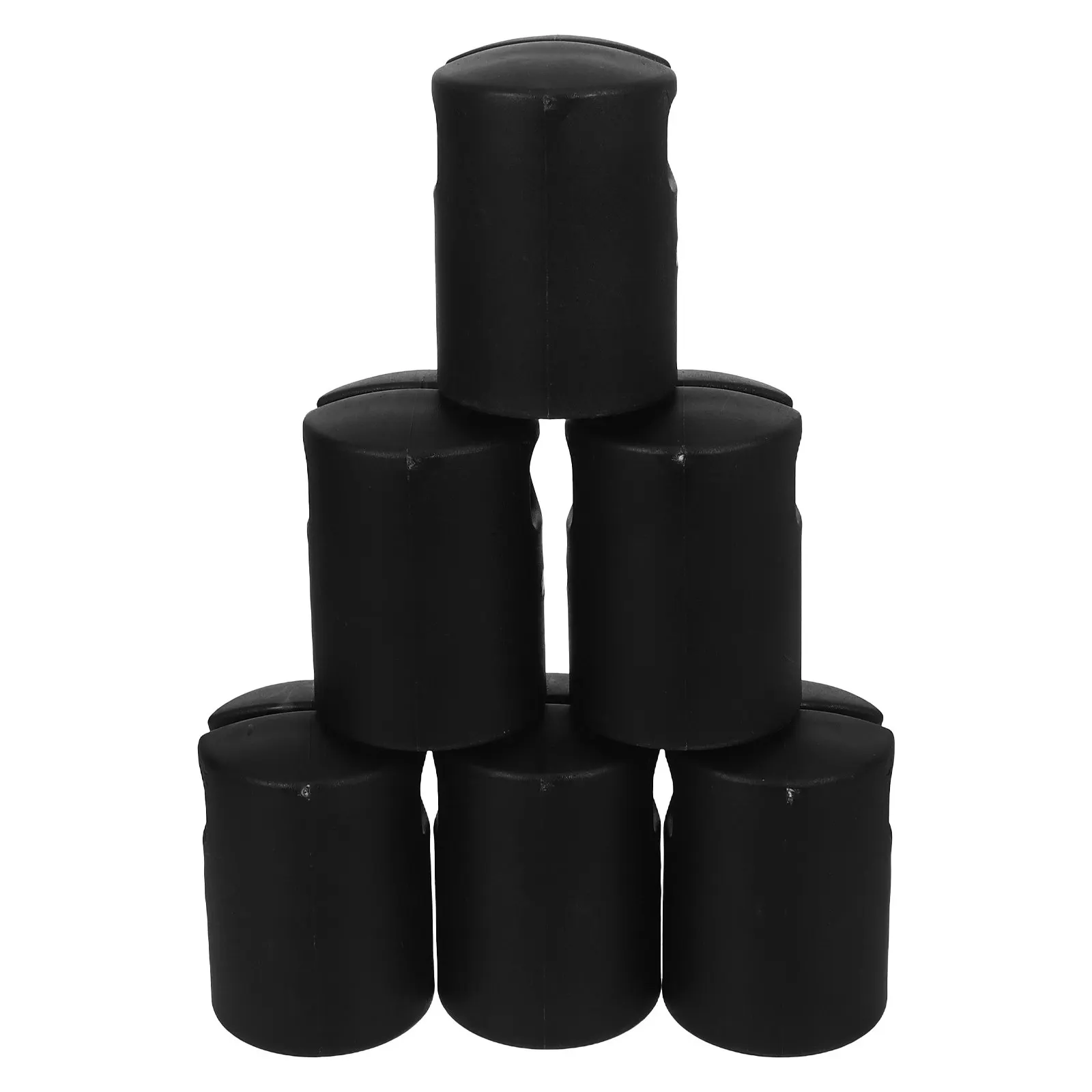 

6 шт. защитных колпачков для стоек батута, сверхпрочные пластиковые сменные накладки для защитной сетки, аксессуары для уличных батутов