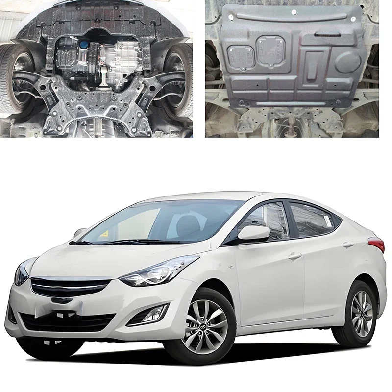 Car Accessories Black Under Engine Guard Mudguard Board Splash Shield Mud Fender Plate Panel For Hyundai Avante ELANTRA 2012-