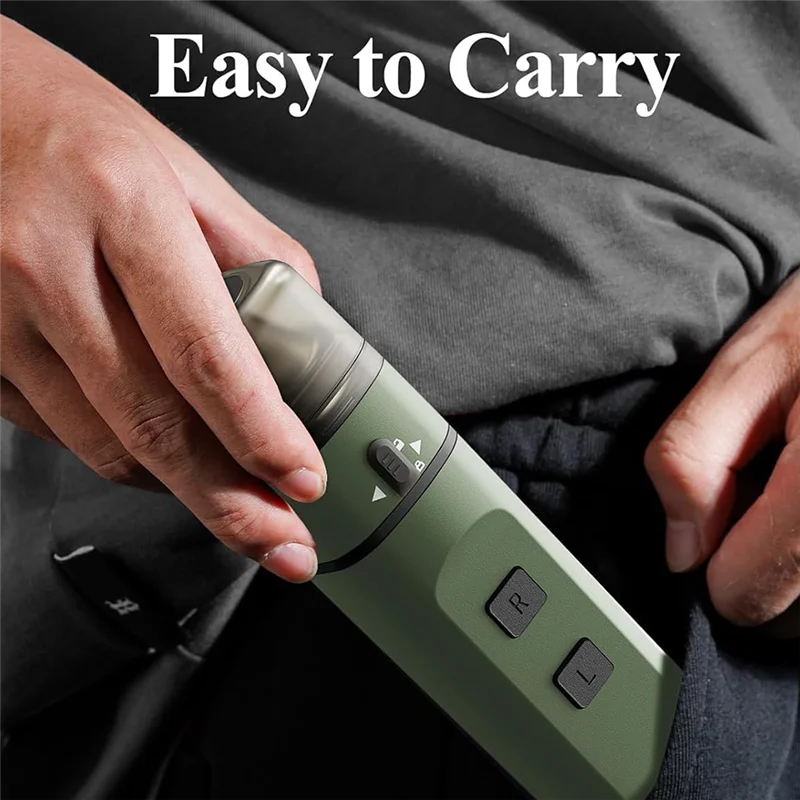 A01V-그린 전기 허브 그라인더 – 원터치 작동, 최대 1.5G, 건조 향신료용 휴대용 자동 연삭기