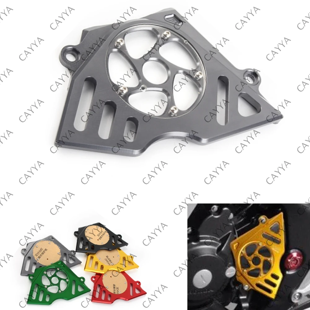 Protector de cadena de cubierta de piñón delantero de motocicleta de aluminio para HONDA CBR 250 2011-2014 para CBR 250R 2010-2013
