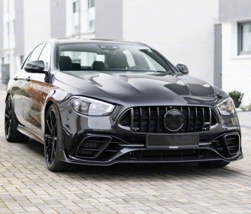 Forged Carbon Fiber For Mercedes Benz E W213 E260 300 E43 E63S 2021-2023 Front Lip Rear Diffuser Side Skirts Body Kit Spoiler - view 4