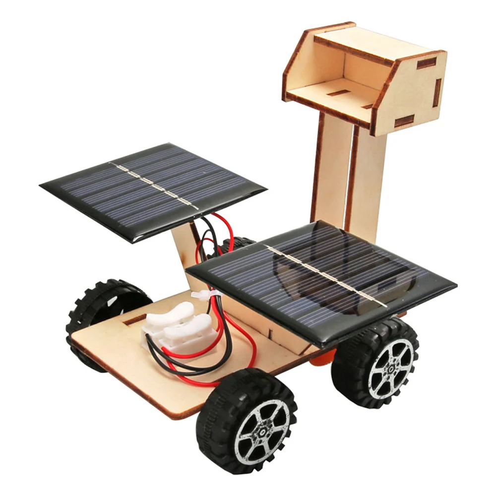 

Assemble Solar Creative DIY Car Motor Robot Kit Lunar Exploration Car Educational Electronic Kit Car Model Science Experiment