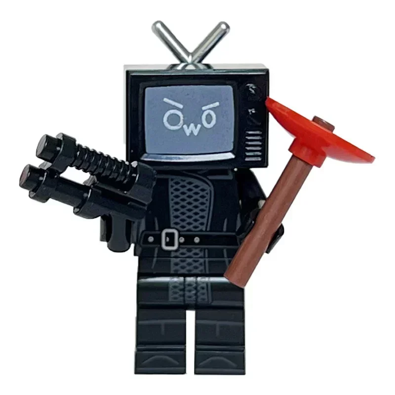 Blocs de construction, poupées humanoïdes, jouets, mini figurines, poupées humanoïdes, jouets pour enfants, cadeaux d'anniversaire, personnages de dessins animés.