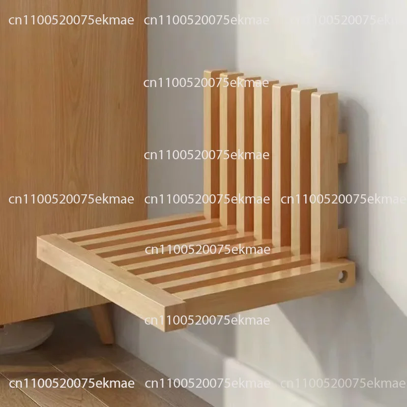 Bedside table foldable wall-mounted creative bedside frame, bedroom can be put away space-saving ultra-narrow bedside table