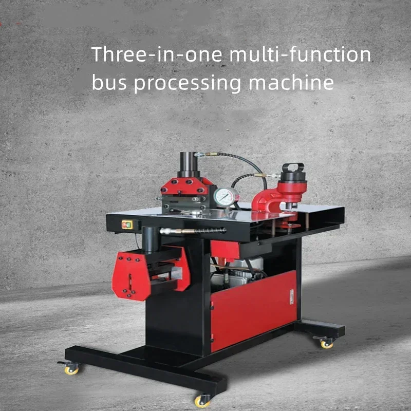 DHY-150D Машина для обработки медных прутков «три в одном» Комбинированная шина Обработка гидравлических шин Гибочный станок для бронзовых пластин