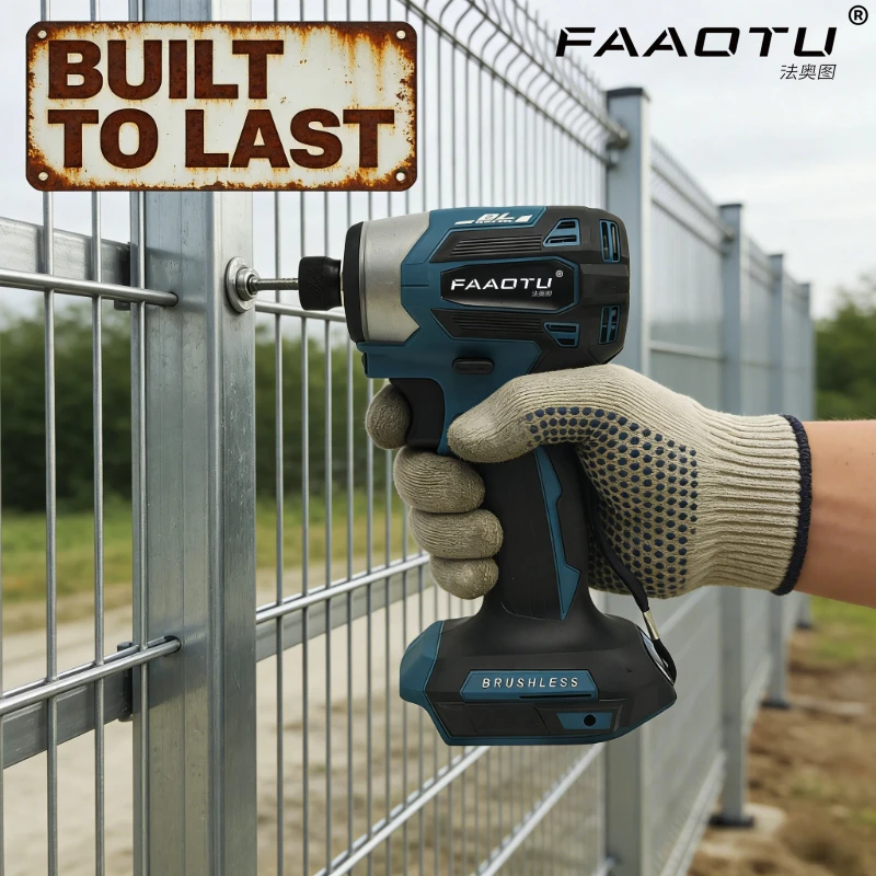 

Беспроводной ударный шуруповерт FAAOTU DTD173, бесщеточная электрическая дрель-отвертка с двойной светодиодной подсветкой, совместима с аккумуляторами MT, аккумулятор в комплект не входит.