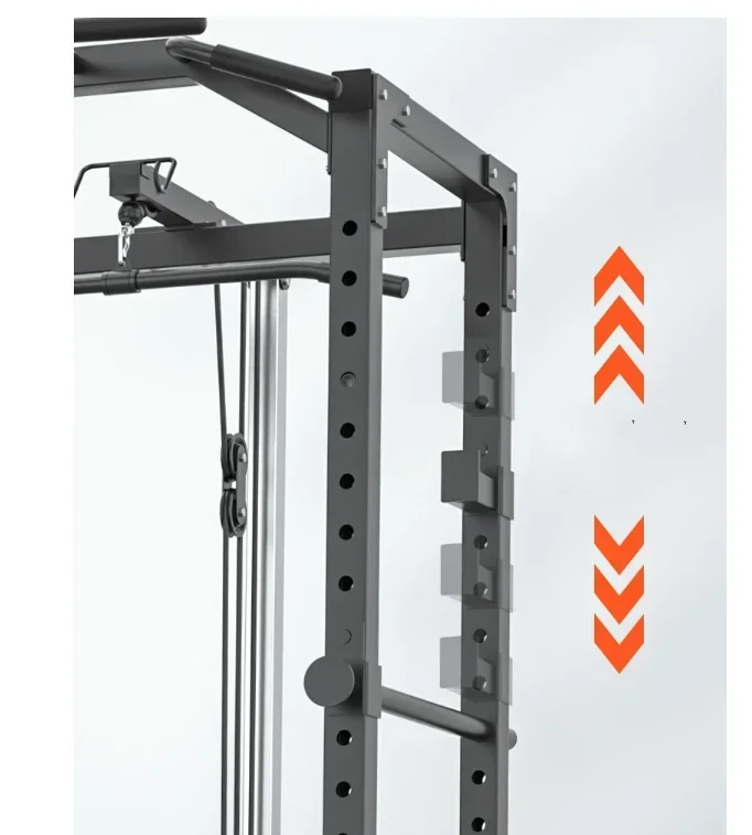 Integrated trainer smith machine gantry fitness equipment household combination squat rack multifunctional gym machine