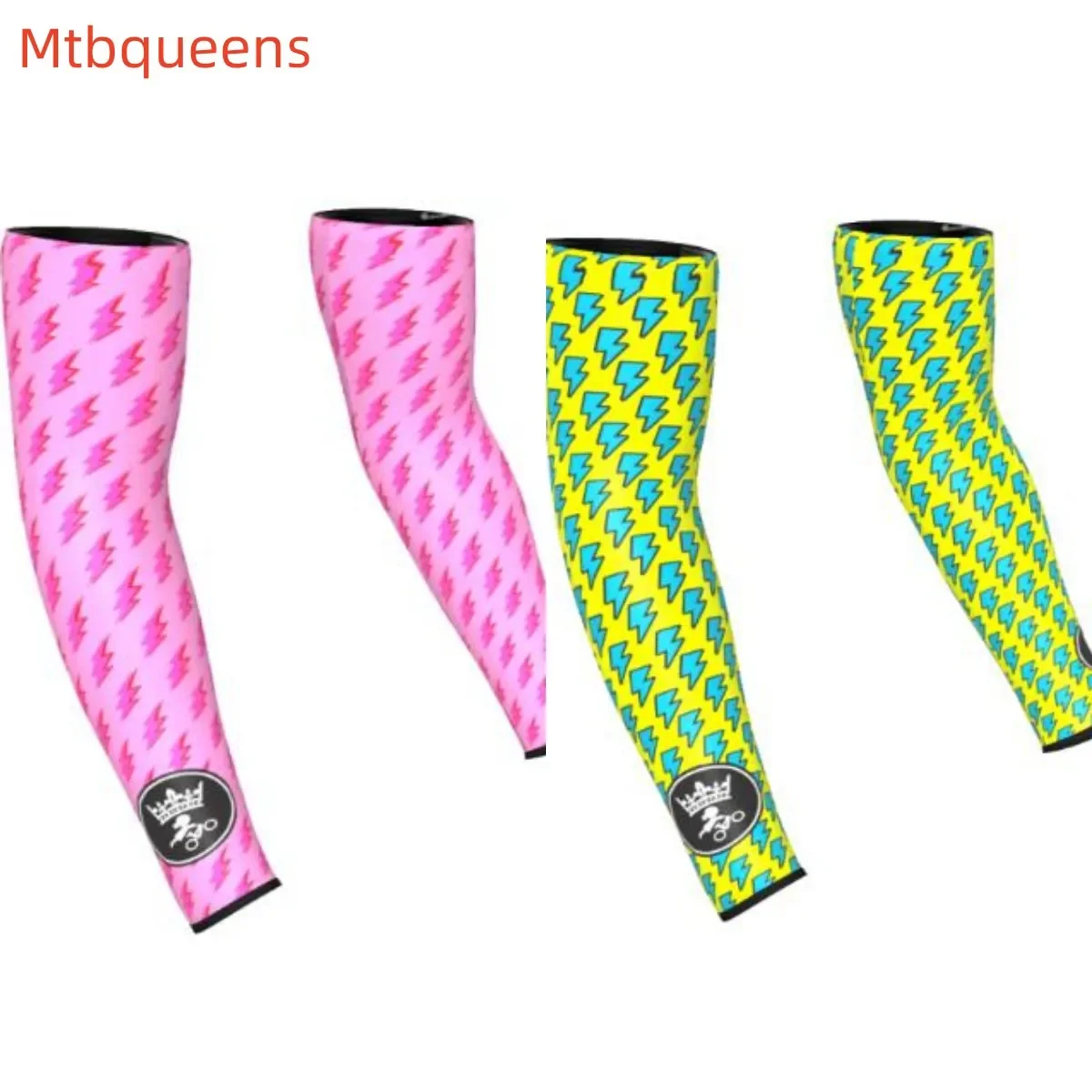 Mtbqueens Cycling Arm Protection Ice Fabric Anti-UV Sunscreen Running Cycling Sleeve Outdoor Sport Cycling Arm Warmers Women Men