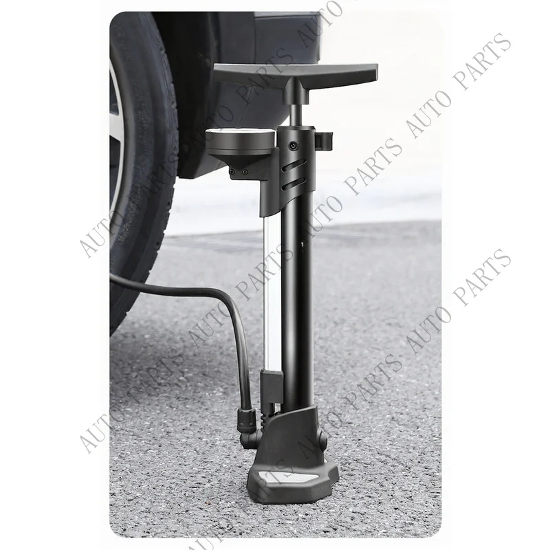 A+ Vertical Mount Air Pump for Bicycle Tires with Multifunction Nozzle 160 PSI