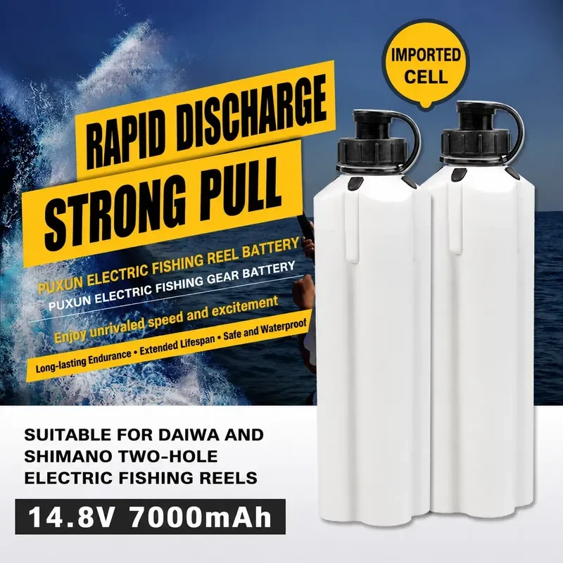 For Simano Electric Fishing Wheel 14.8V Lithium Battery for Dawa Sea Fishing Wheel Electric Winch Universal Outdoor Battery
