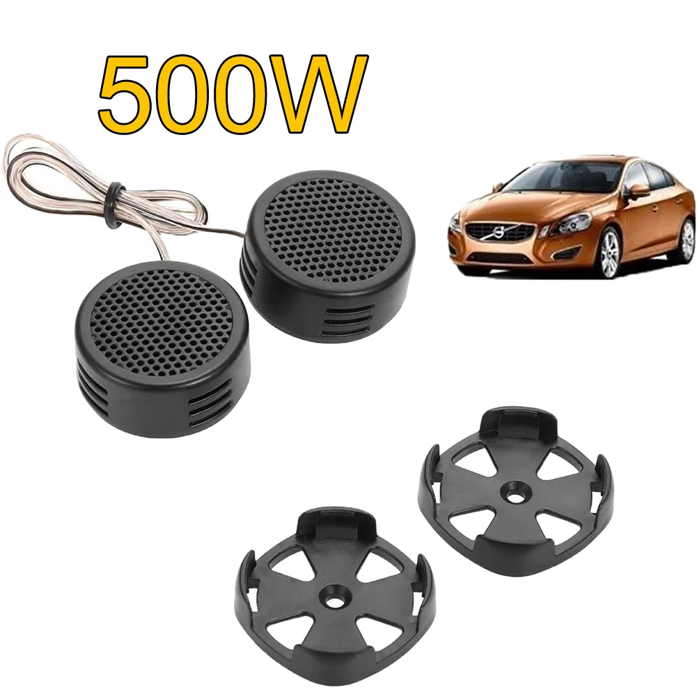 Mini Car Dome Tweeter Speaker 500W 4Ohm High Frequency Loudspeaker Universal Vehicle Speaker Audio Treble Speaker Loudspeaker