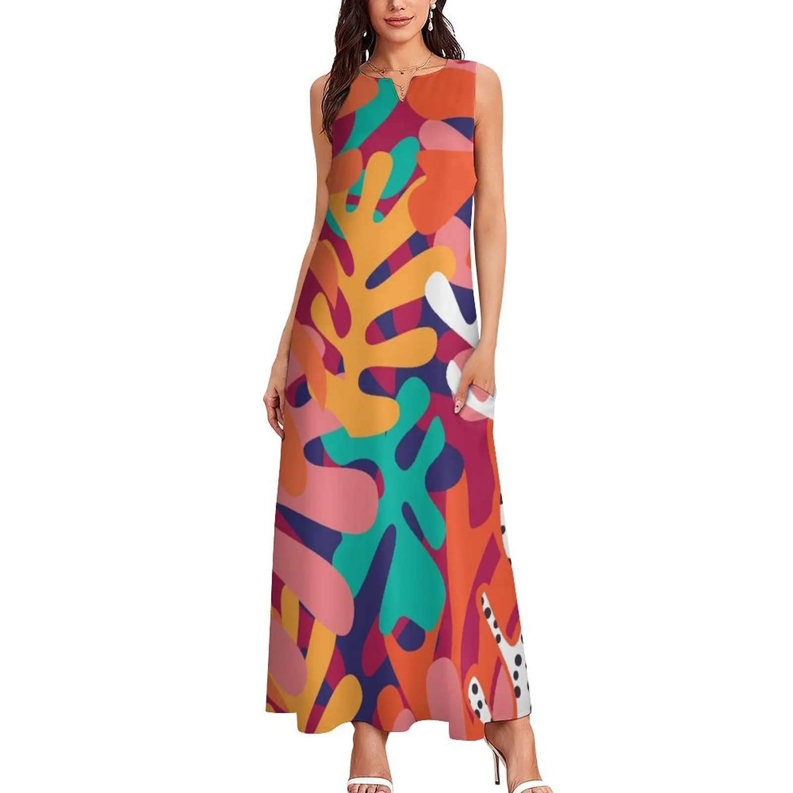 Matisse Pattern 006 Long Dress birthday dresses for women Women's summer long dress dresses for prom Dress