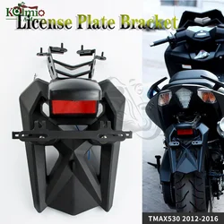 Fit for 2012 - 2016 TMAX530 T-MAX 530 Rear Tire Fender Motorcycle License Number Plate Frame Holder Bracket TMAX 530 2013 2014