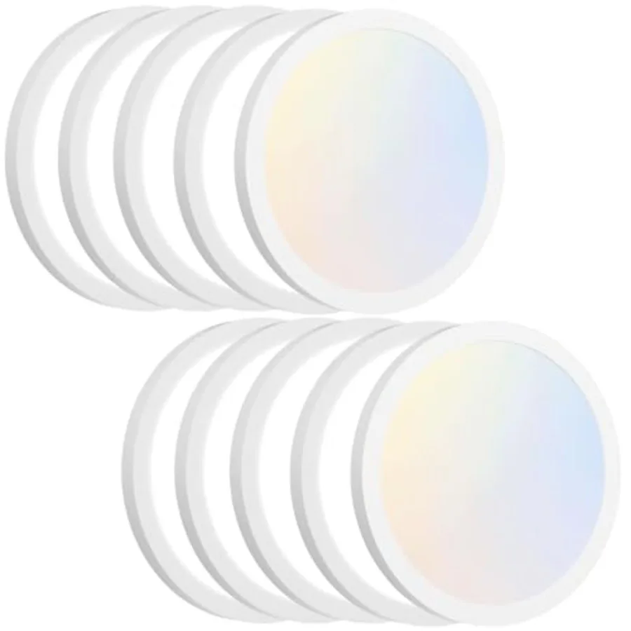 

Flush Mount Ceiling Light Fixture 15W 1200Lm Flat LED Dimmable 3CCT 3000K-5000K Color Adjustable 7 Inch White Modern Ultra-Thin