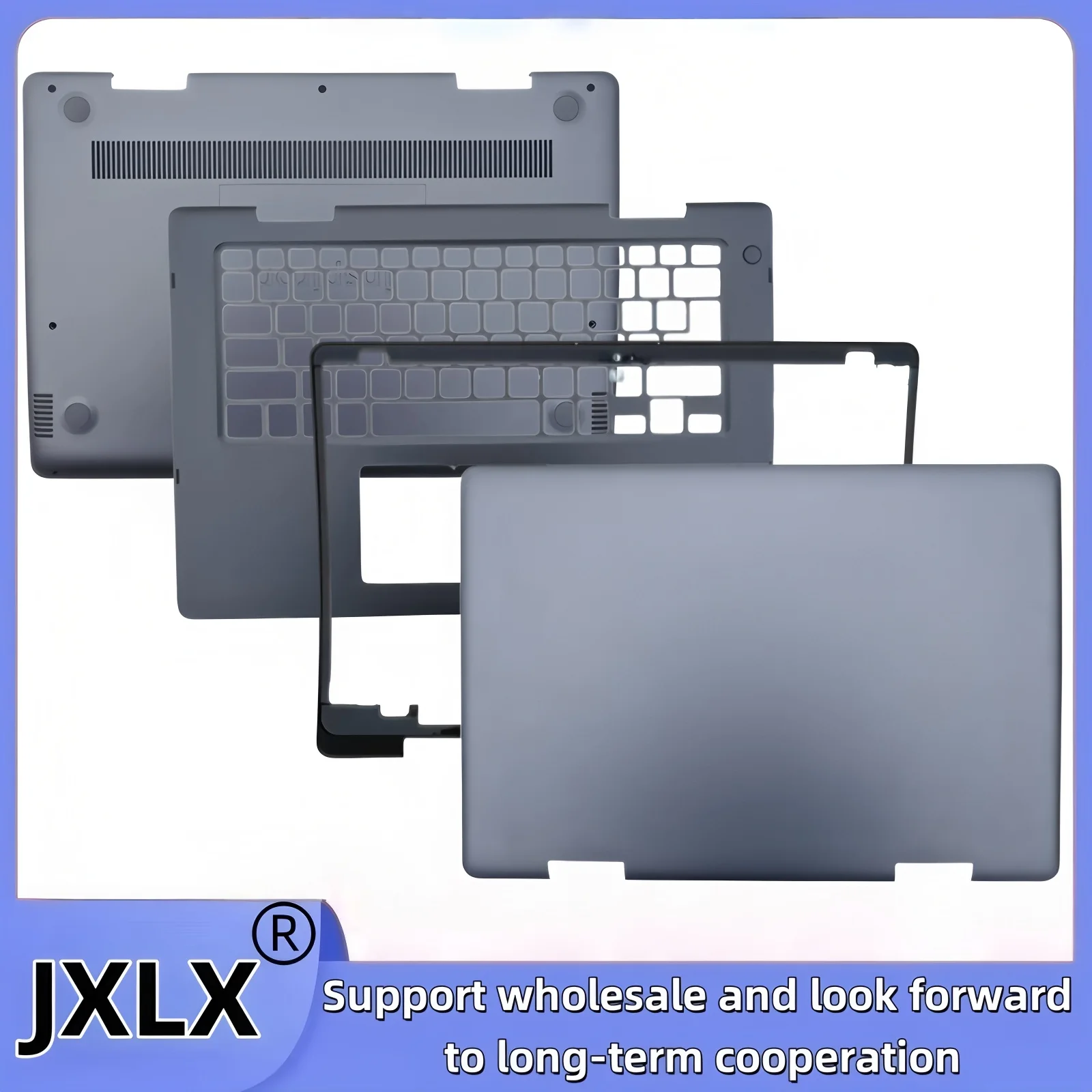 JXLX® New For Dell Inspiron MF14 5481 5482 Laptop LCD Back Cover Top Case/Palmrest/Bottom Base Cover Lower Case 0XHYYJ 0NFD8K
