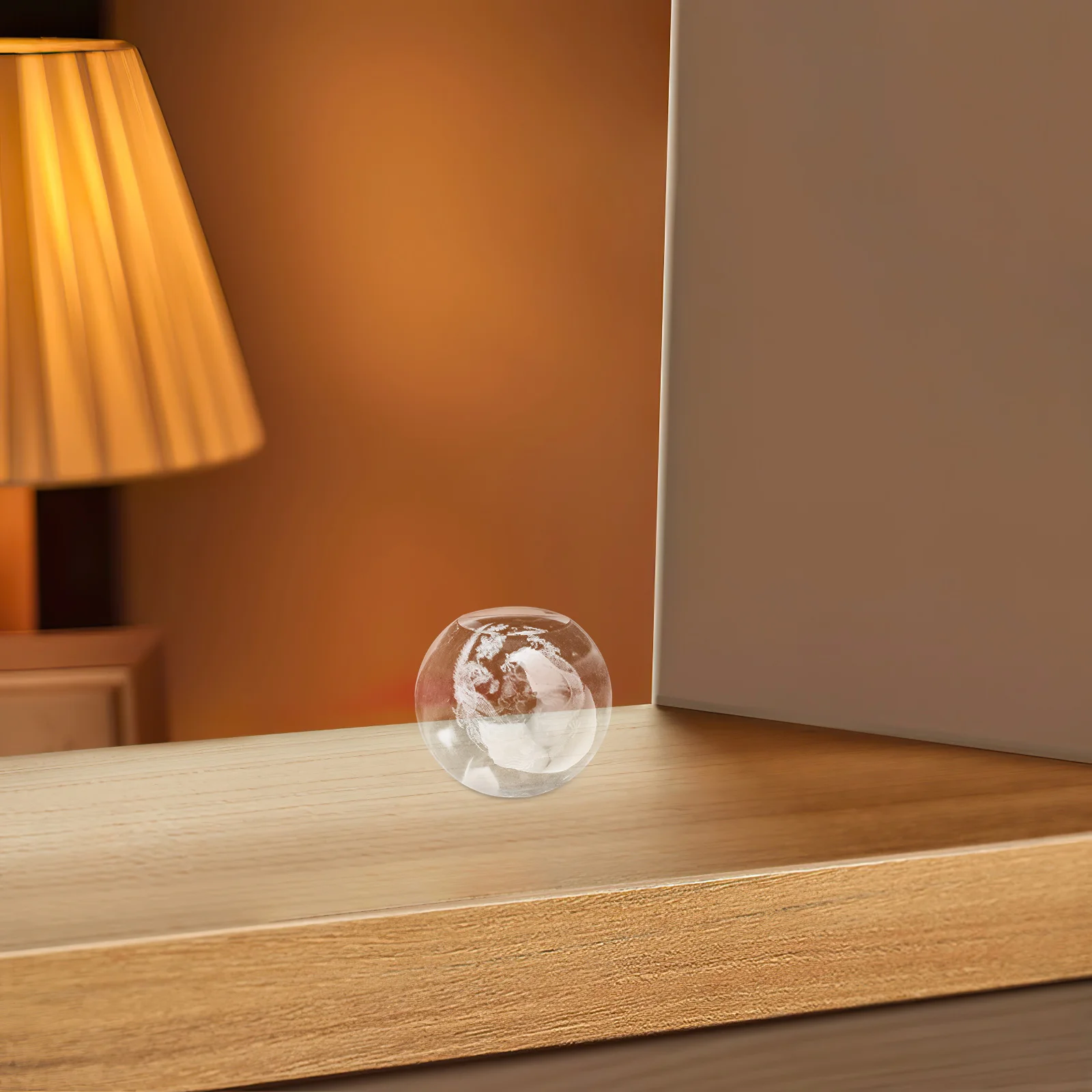 

Exquisite Crystal Teapot Lid Holder Smooth Lines Tea Room Accessory Practical Decorative Stand Bowl Cover Organizer