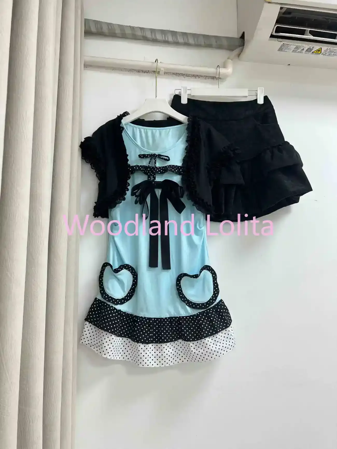Summer Japanese High Street Y2K 3 Piece Set Women's Cardigan + Polka Dot Cami Top + Mini Skirt Elegant Vintage Subculture Set