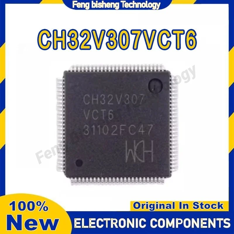 

5PCS 100% New Originl CH32V307VCT6 CH32V307VC CH32V307 CH32V CH32 IC MCU Chip LQFP-100 In Stock