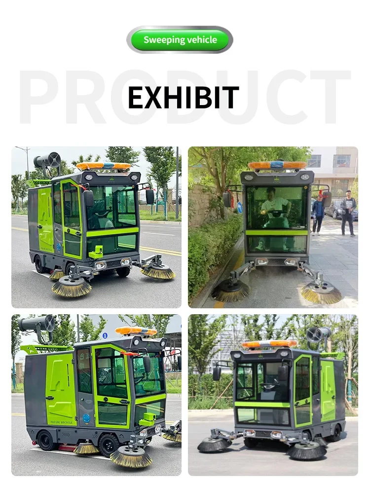 Road Sweeping Machine Manufacturer Industrial Floor Sweeper Machine Electric Road Street Sweeper