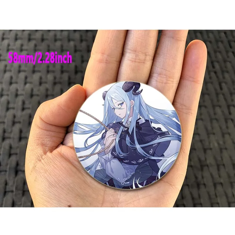 32/44/58mm proyek SEKAI Anime Yoisaki Kanade bros bulat Tinplate lencana untuk pakaian ransel perhiasan Accessorie topi hadiah