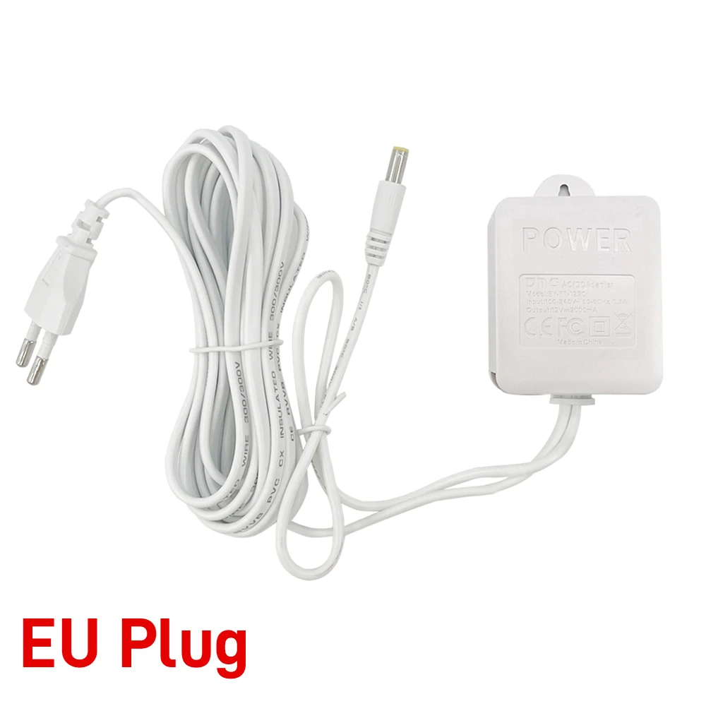 Adattatore di alimentazione AC 110V-220V a DC 12V alimentatore 2A spina ue per Router per telecamera CCTV adattatore di alimentazione per