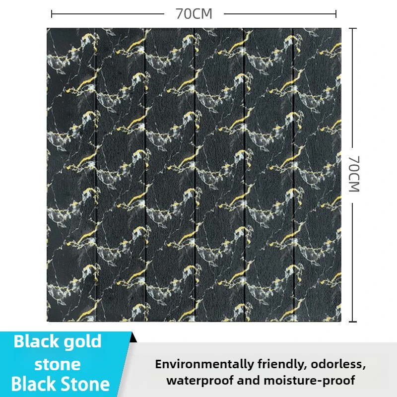 

Adhesive Wall Wallpaper 3D Foam Wainscoting - European Style Wood Grain Self Stick Waterproof Panel for Feature Wall