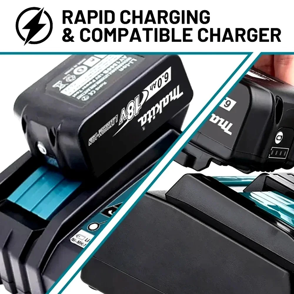 

Original Makita 18V 6.0Ah/9.0Ah Long-Life Lithium Battery-Top-Quality Replacement for BL1840 BL1850 BL1850B Cordless Drill Tools