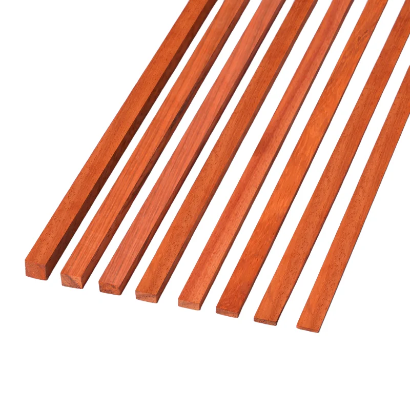 

Пользовательские натуральные полоски Bubinga, 5/10/20 шт., толщина 1-10 мм, ширина 10-30 мм, длина 10-50 см, для модели DIY, мебели, деревообработки