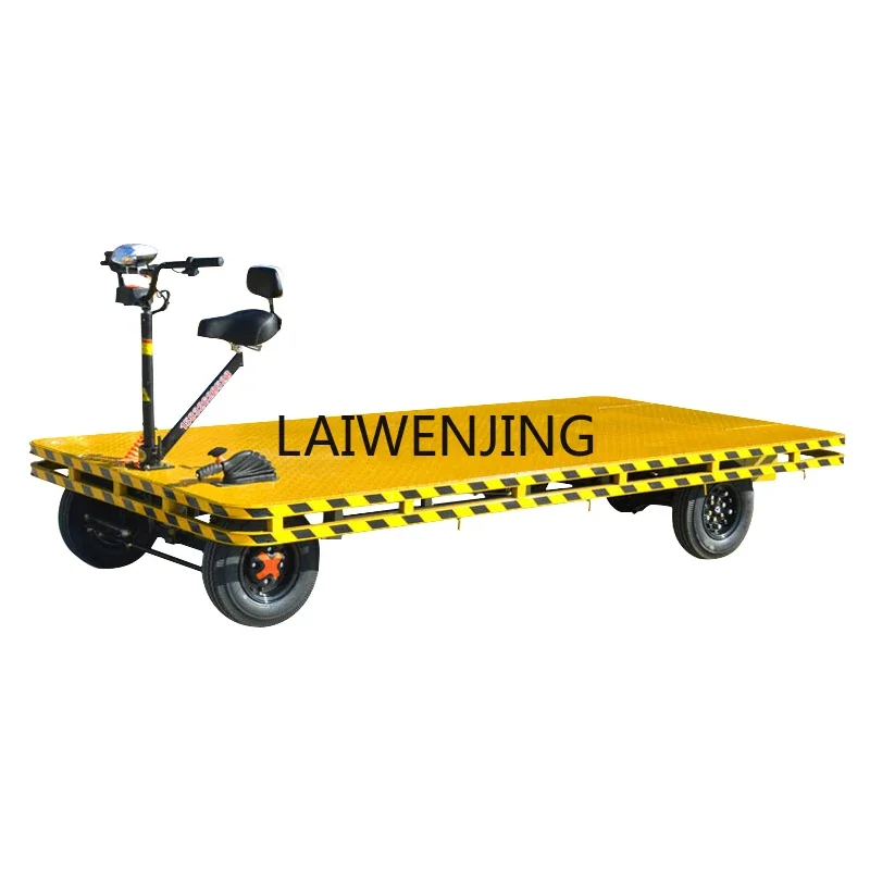 

MJY four-wheel flat plate warehousing logistics pulling goods and climbing construction site truck can ride upside down