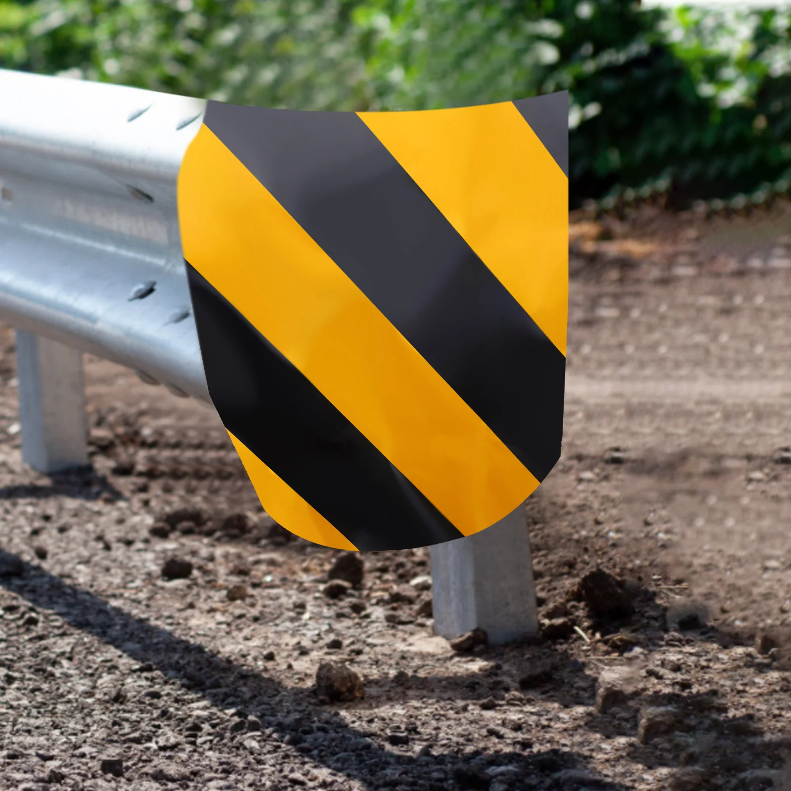 Highway Reflective End Cap Film Driveway Marker Stickers Road Safety Pavement Post Warning Signs Excellent Visibility Long