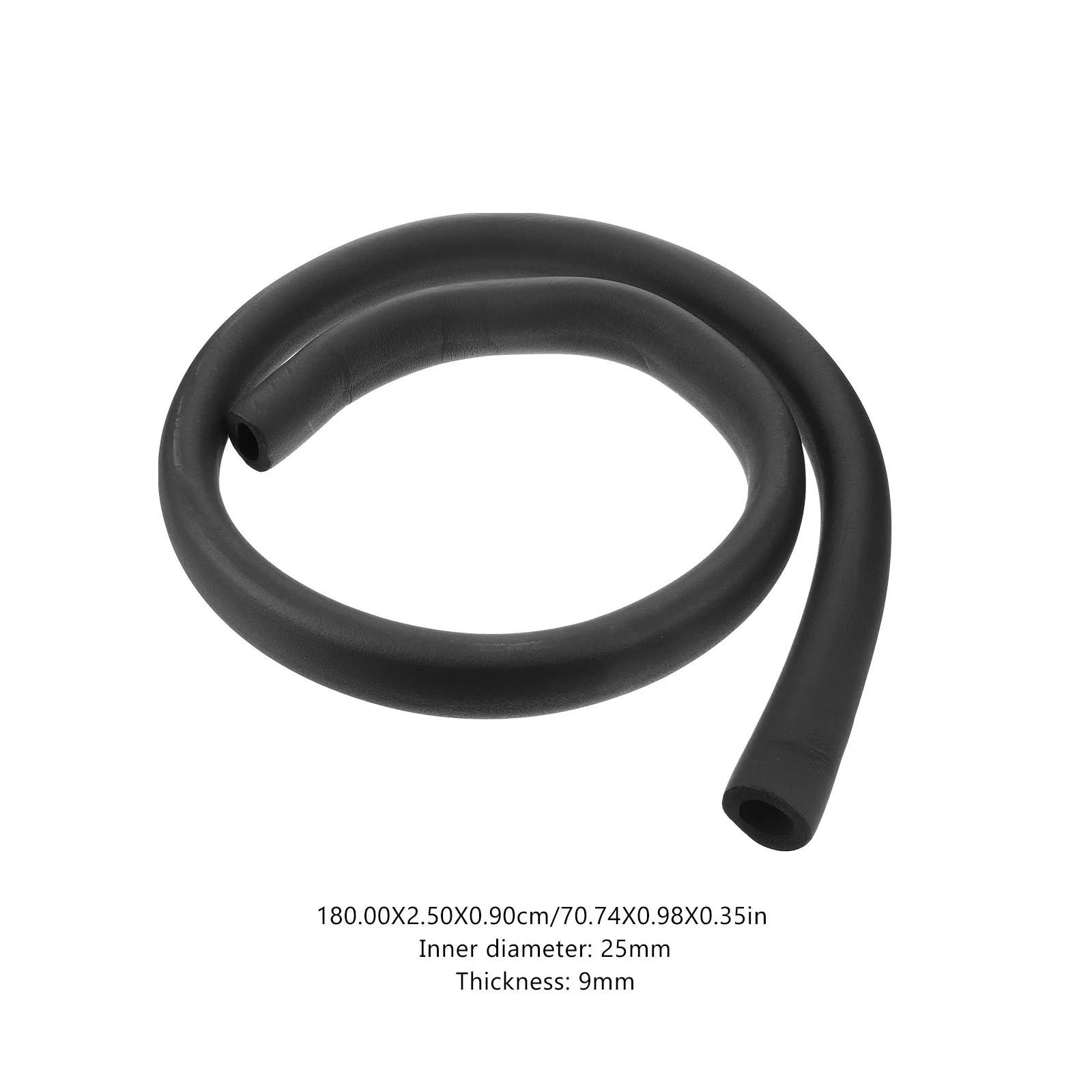 غلاف أنبوب عازل مادة مطاطية حماية حرارية سميكة لأنابيب المياه بالطاقة الشمسية الخارجية مقاومة للتجميد ومرنة