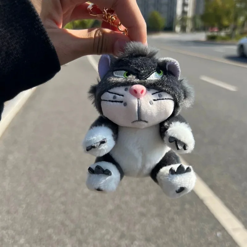 LLavero de peluche Lucifer encantador de 12cm, muñeca Kawaii, colgante de bolso, juguete de peluche, colgante para mochila, regalo de cumpleaños para niños