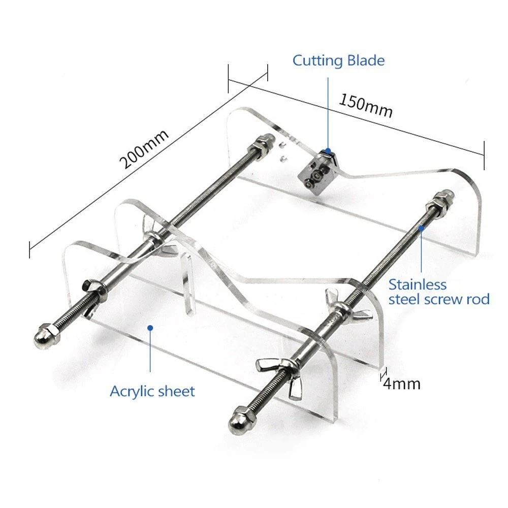 Glass Bottle Cutter Cutting Tool Upgrade Version Square and Round for Glass Cutting Machine Wine Beer Glass Cutter