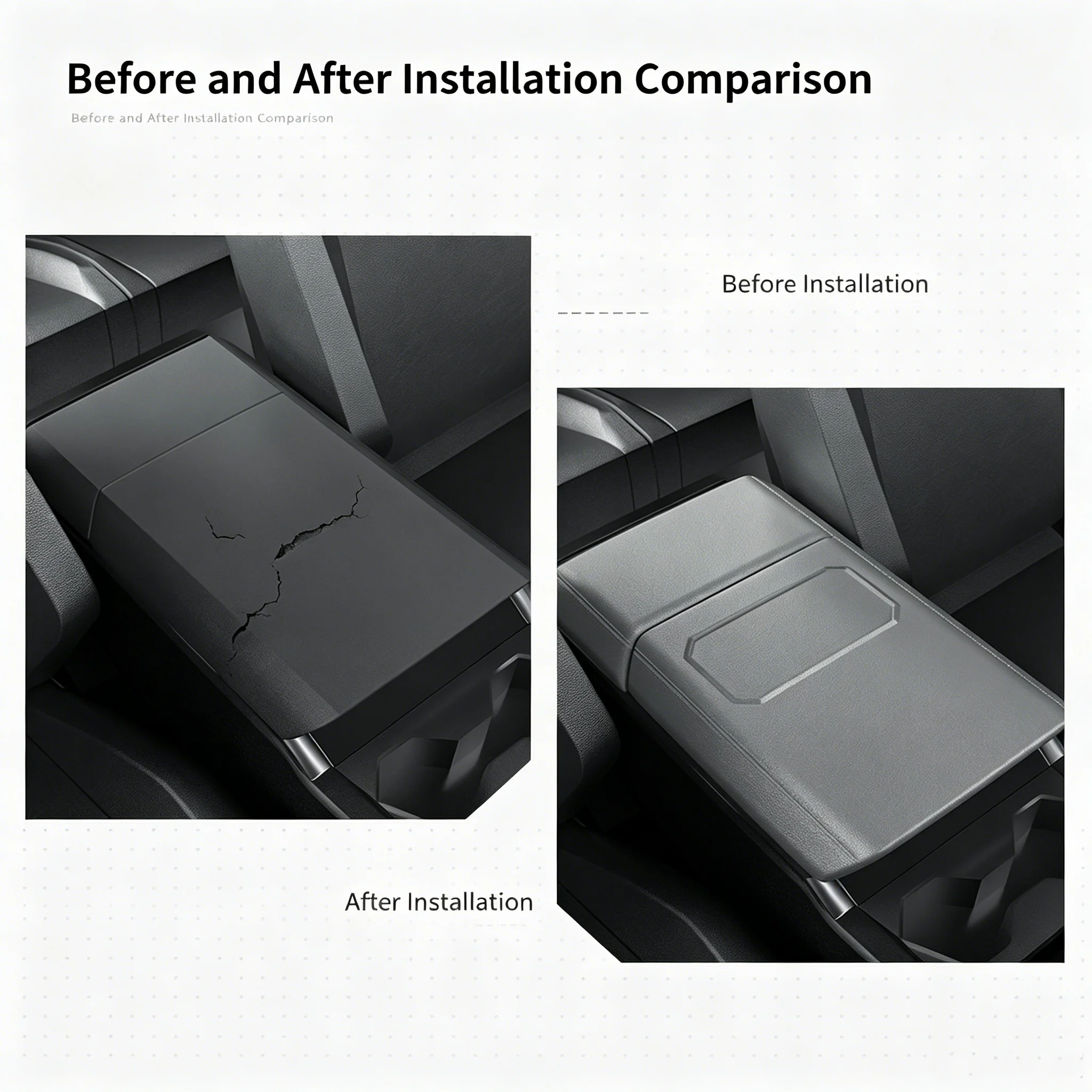 CT For Tesla Cybertruck Suitable the Centre Console Armrest Compartment Storage Boxes and Accessories