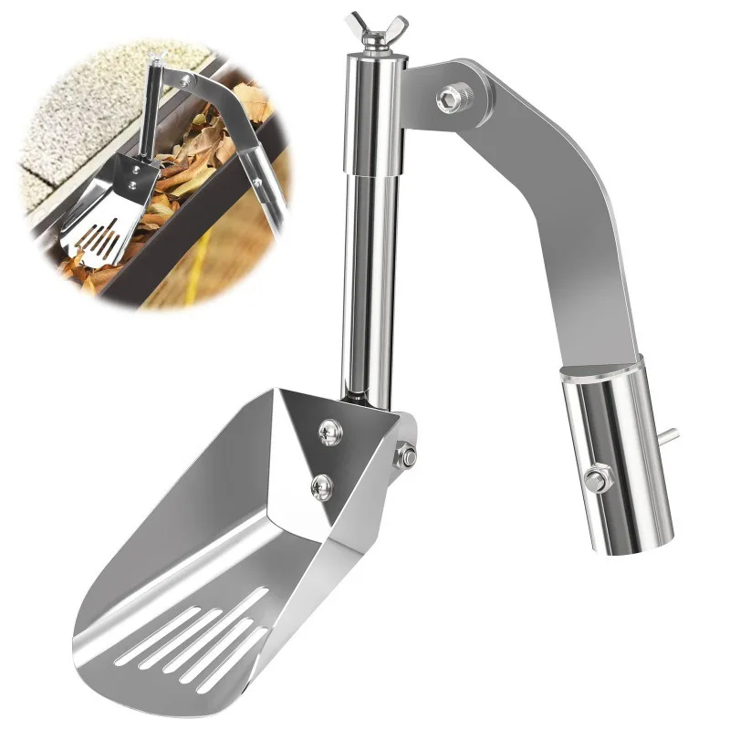 Household gutter cleaning tools, gutter cleaning shovels, stainless steel roof gutter tools