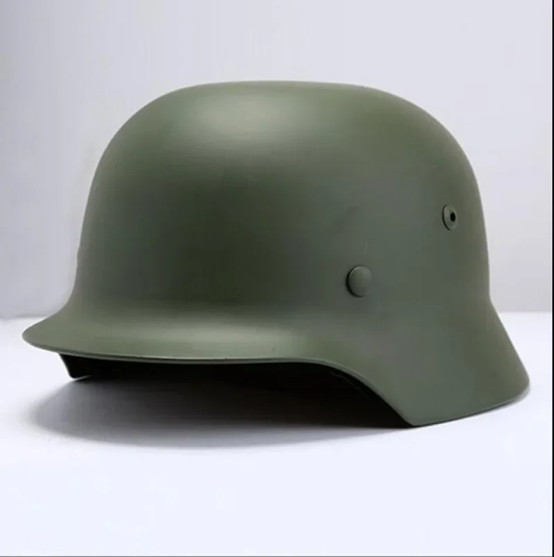 Casco táctico alemán de la Segunda Guerra Mundial, cascos de acero, Stahlhelm, ejército militar, motocicleta, M1935, conmemorativo, M35, casco duro