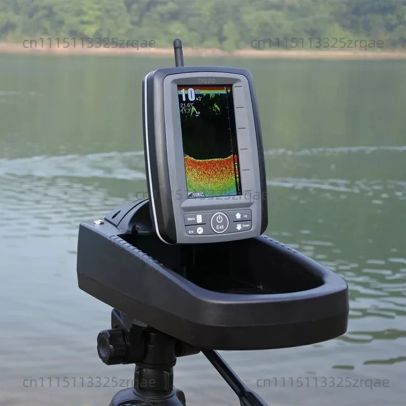 Nesting Boat Wireless Sonar TF520 Detector, 300 Meter Range Portable Sensor for Marine Depth Measurement