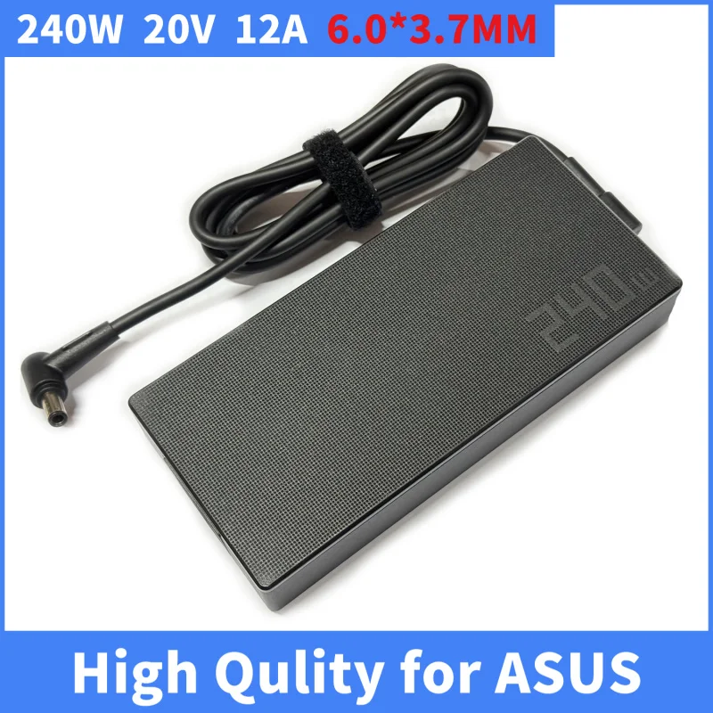 

240W 20V 12A AC Power Adapter Laptop Charger Compatible for ASUS TUF Gaming F15 F17 FA507 ROG Zephyrus M16 GU603 Charging Cable