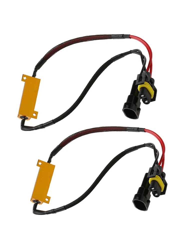 50W 6Ω LED Light Durable Canbus Warning Canceler Decoder H11 H8 H9 Load Resistors Car Accessories
