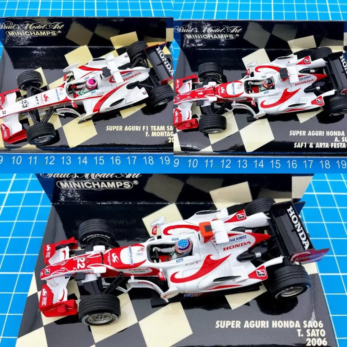 

Minichamps 1:43 F1 SA05 SA06 Montagny Ide Sato Simulation Limited Edition Resin Metal Static Car Model Toy Gift